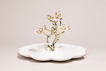 Flower Pearl Trinket luxury golden branch trinket with white blossoms and pearl centers by Atelier Carrousel