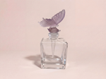 Lujain – glass bottle with handcrafted crystal butterfly detail فاخر من أتيليه كاروسيل