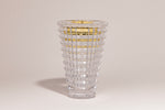 Mawj luxury rippled crystal oud burner with golden core by Atelier Carrousel