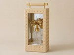 Talilah bespoke royal – crystal oud bottle with Najdi patterns and gold palm tree فاخر من أتيليه كاروسيل